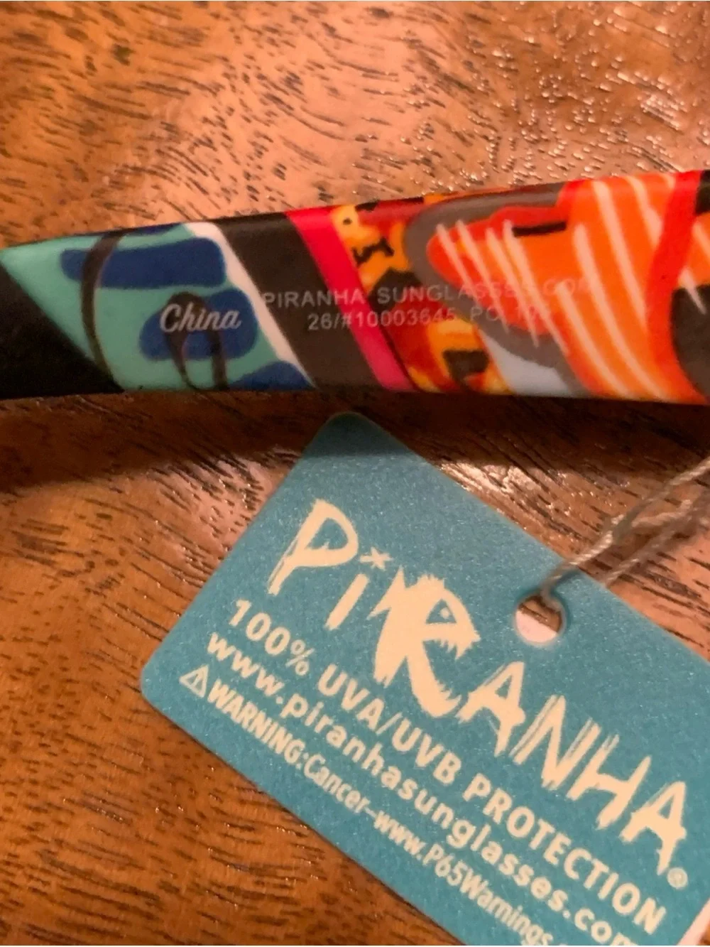 Piranha Graffiti Shield Sports Sunglasses #62189 New with Tags